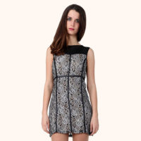 Robe fashion avec dentelle L-1285-MDK