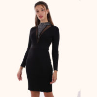 Miss coquines Robe col paillette UPU5037-5