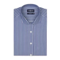 Cafe Coton Chemise cintrée Maxwel à rayures marine