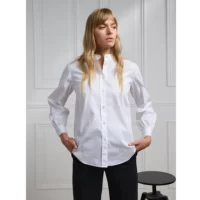 Chemise Hélène en popeline blanche