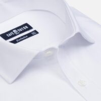 Café Coton Chemise cintrée Come en chevron blanc