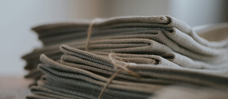 Chutes de tissus récoltées pour le recyclage