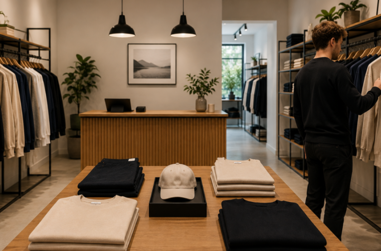 Vendre sa marque de vêtements en boutique